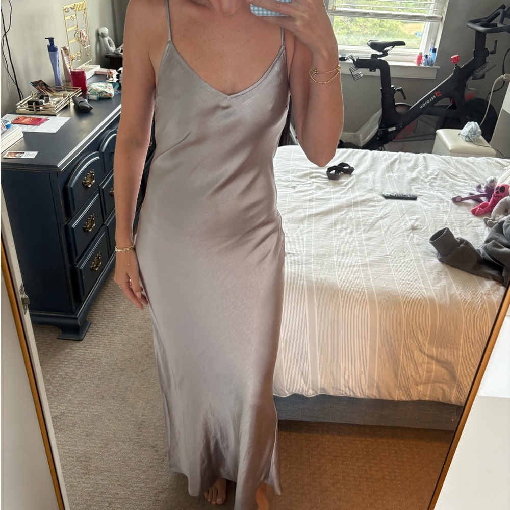 Audrey 3+1 Shimmering Silver Chemise